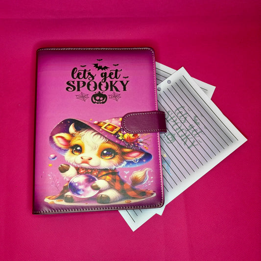 Let's Get Spooky Binder Bundle - A5 Binder, Matching Paper & Beaded Pen
