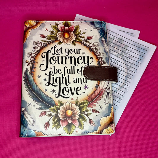 Let Your Journey Binder Bundle - A5 Binder, Matching Paper & Beaded Pen