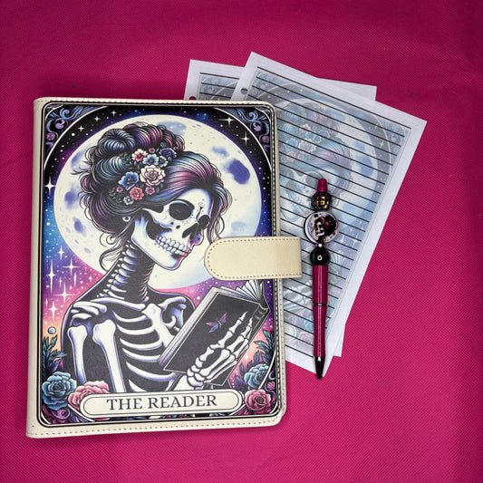 The Reader Binder Bundle — A5 Binder, Matching Paper & Beaded Pen