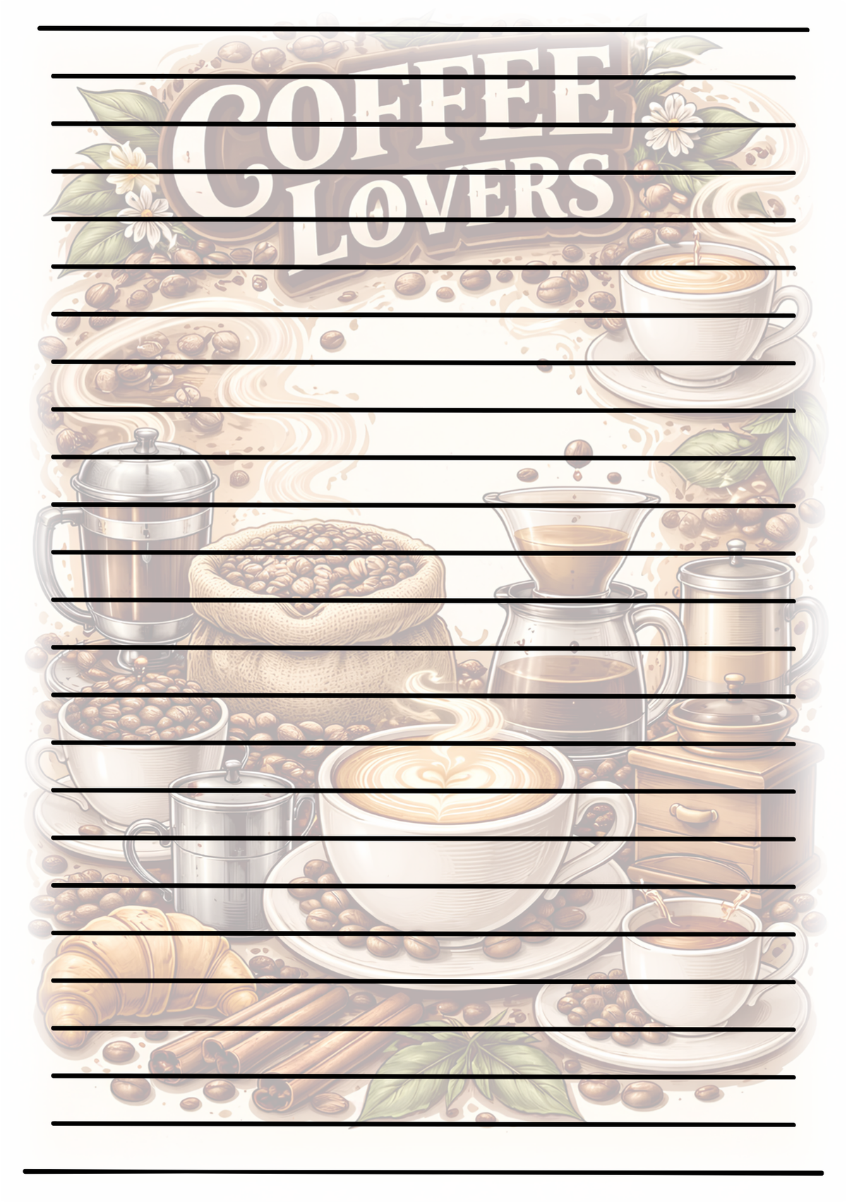 Matching Paper Refill Pack — 100 Sheets A5 Lined | Fits TCC Binder Bundles