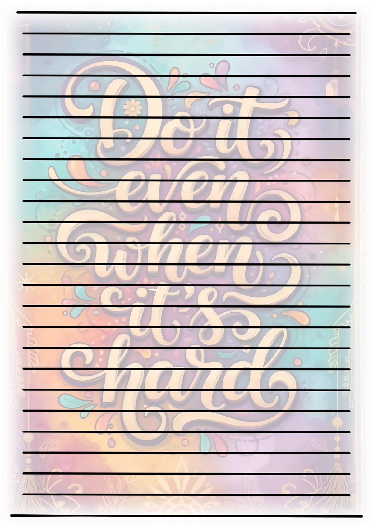 Matching Paper Refill Pack — 100 Sheets A5 Lined | Fits TCC Binder Bundles