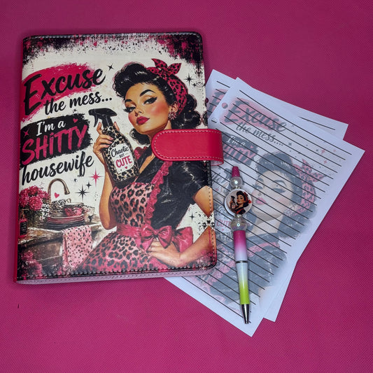 Excuse the Mess I'm a Shitty Housewife Binder Bundle.