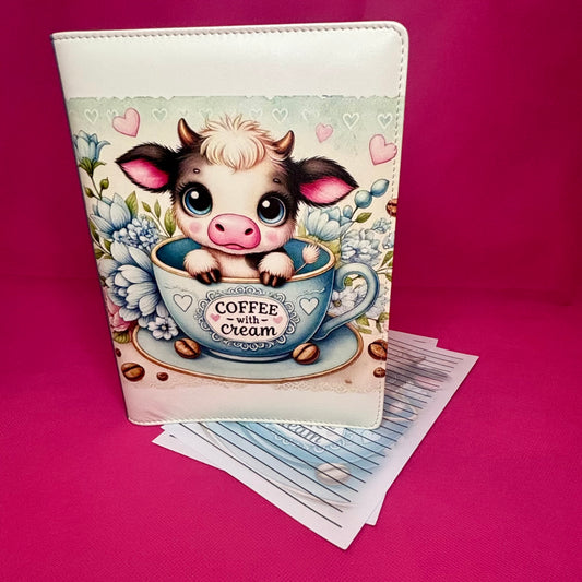 Coffee with Cream Binder Bundle - A5 Binder, Matching Paper & Beaded Pen