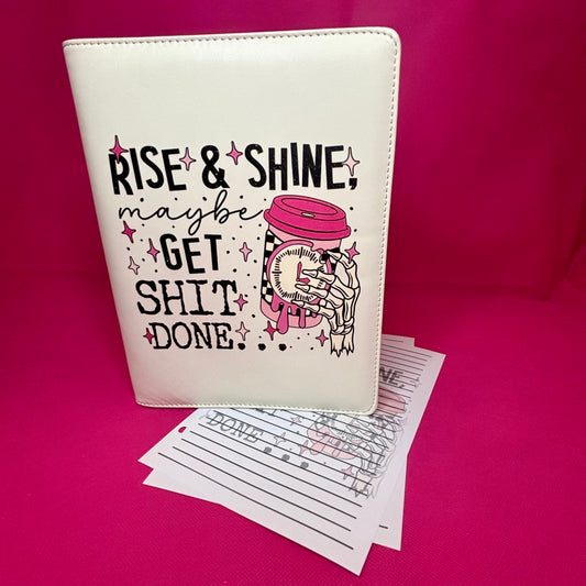 Rise & Shine Binder Bundle - A5 Binder, Matching Paper & Beaded Pen