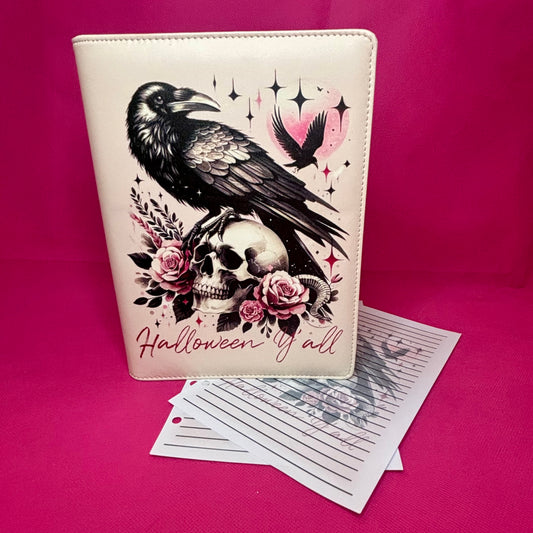 Halloween Y'all Binder Bundle - A5 Binder, Matching Paper & Beaded Pen