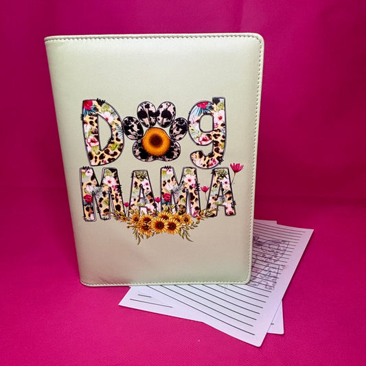 Dog Mama Binder Bundle - A5 Binder, Matching Paper & Beaded Pen