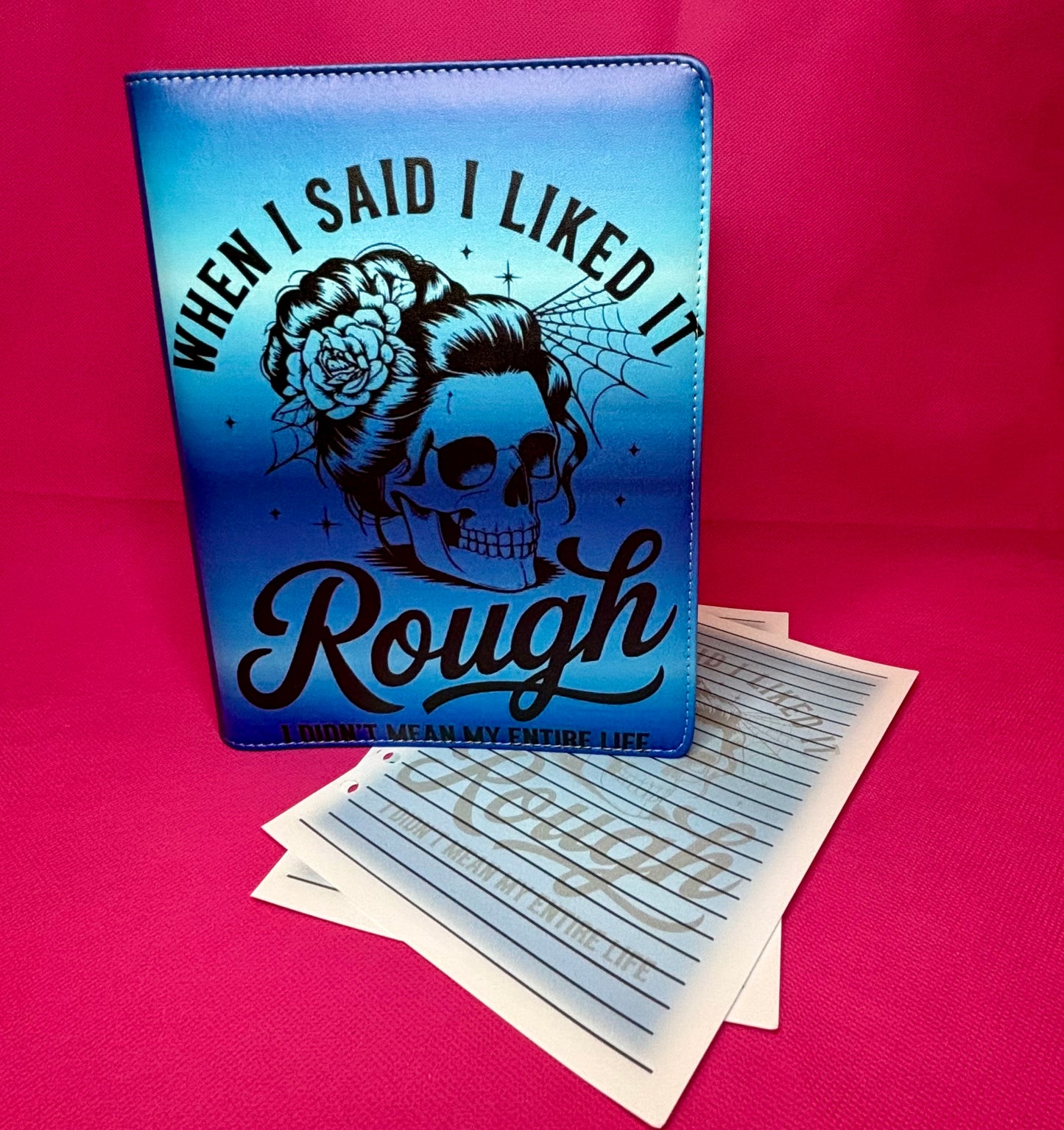 Liked It Rough Binder Bundle - A5 Binder, Matching Paper & Beaded Pen