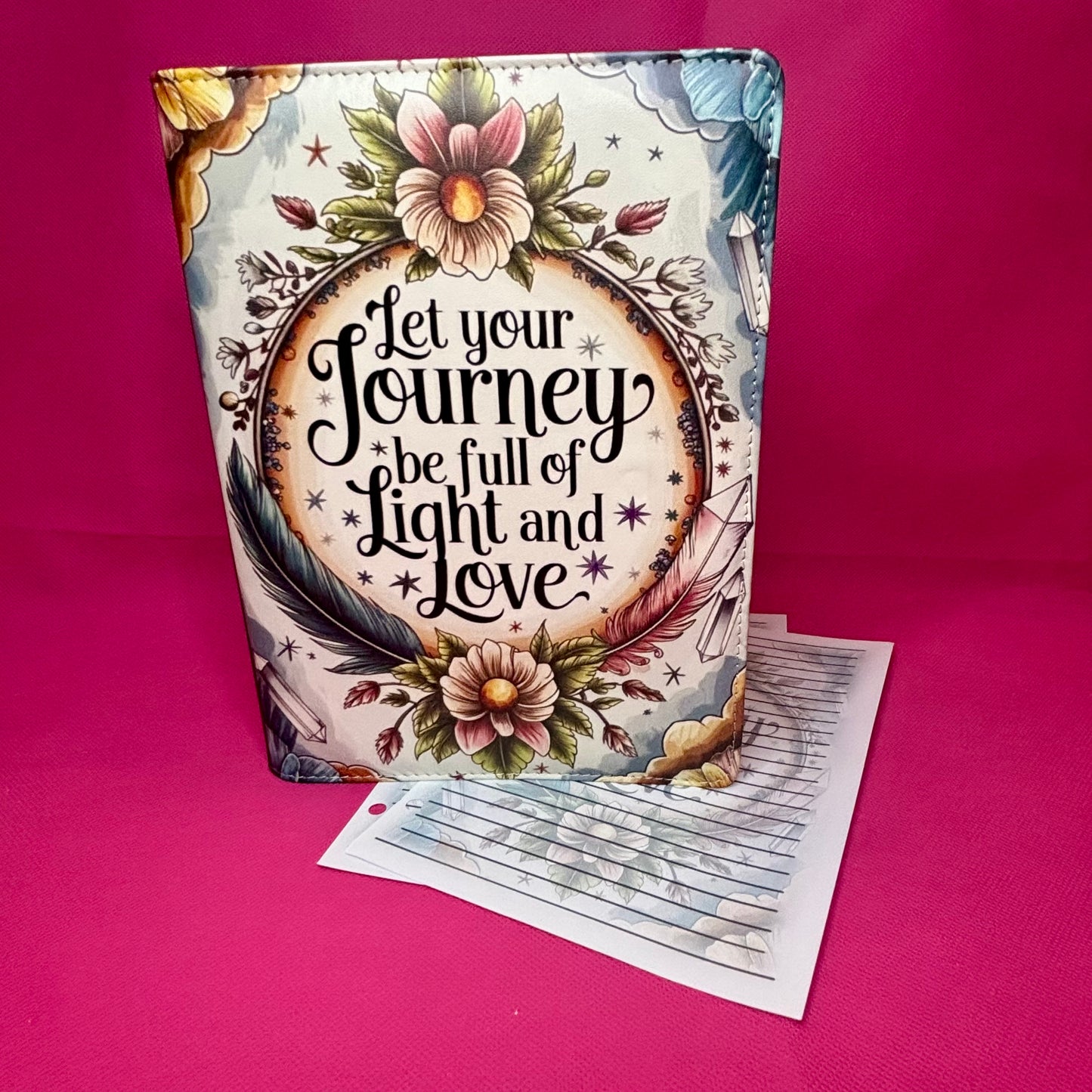 Let Your Journey Binder Bundle - A5 Binder, Matching Paper & Beaded Pen