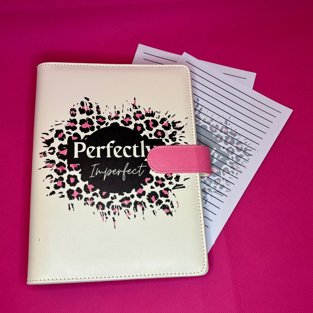 Perfectly Imperfect Binder Bundle — A5 Binder, Matching Paper & Beaded Pen