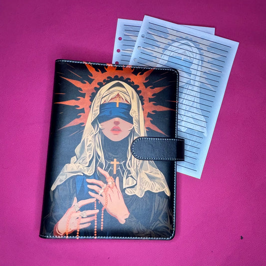 Blind Faith Binder Bundle — A5 Binder, Matching Paper & Beaded Pen