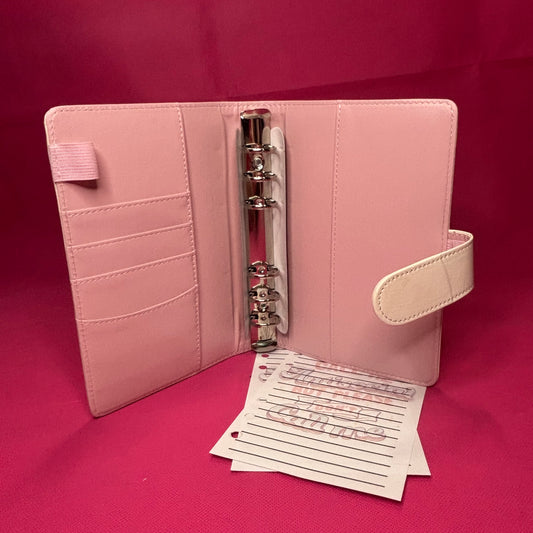 Call Me Antisocial But Please Don't Call Me A6 Binder Bundle — A6 Binder, Matching Paper & Beaded Pen