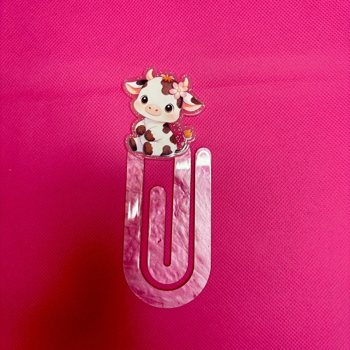 Acrylic Bookmark Paperclip | Oversized Bookmark for Books, Binders & Planners | Unique Designs