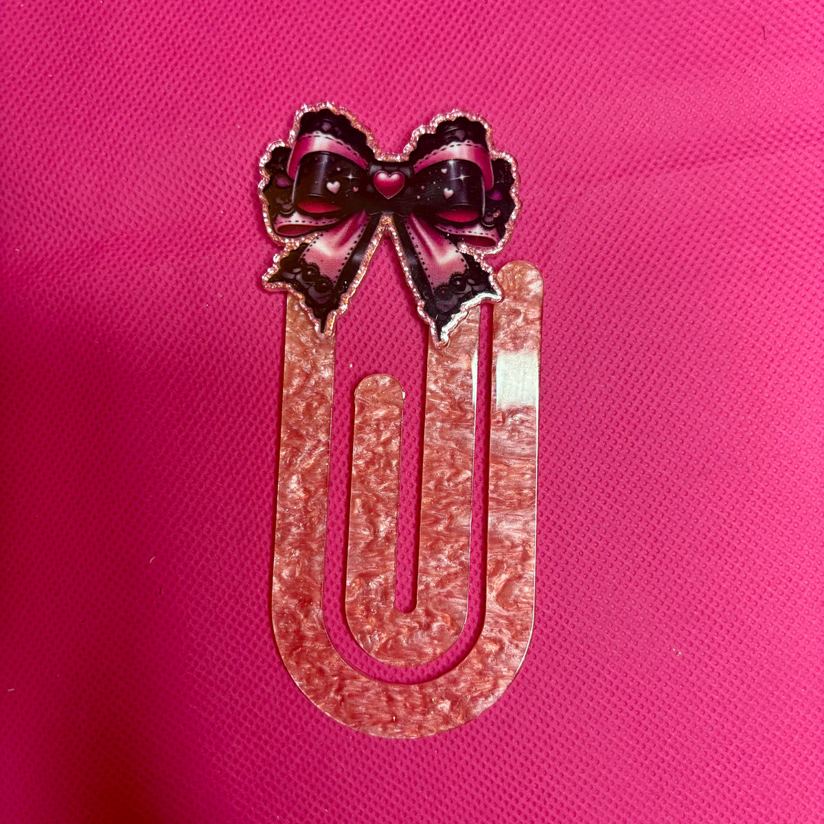 Acrylic Bookmark Paperclip | Oversized Bookmark for Books, Binders & Planners | Unique Designs