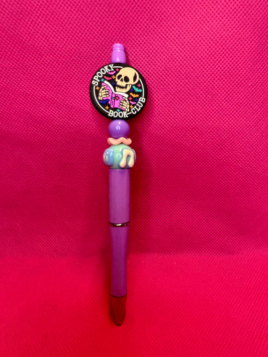 Silicone Bead Pens | Cute, Funny & Themed Focal Designs | Handmade Beaded Pen