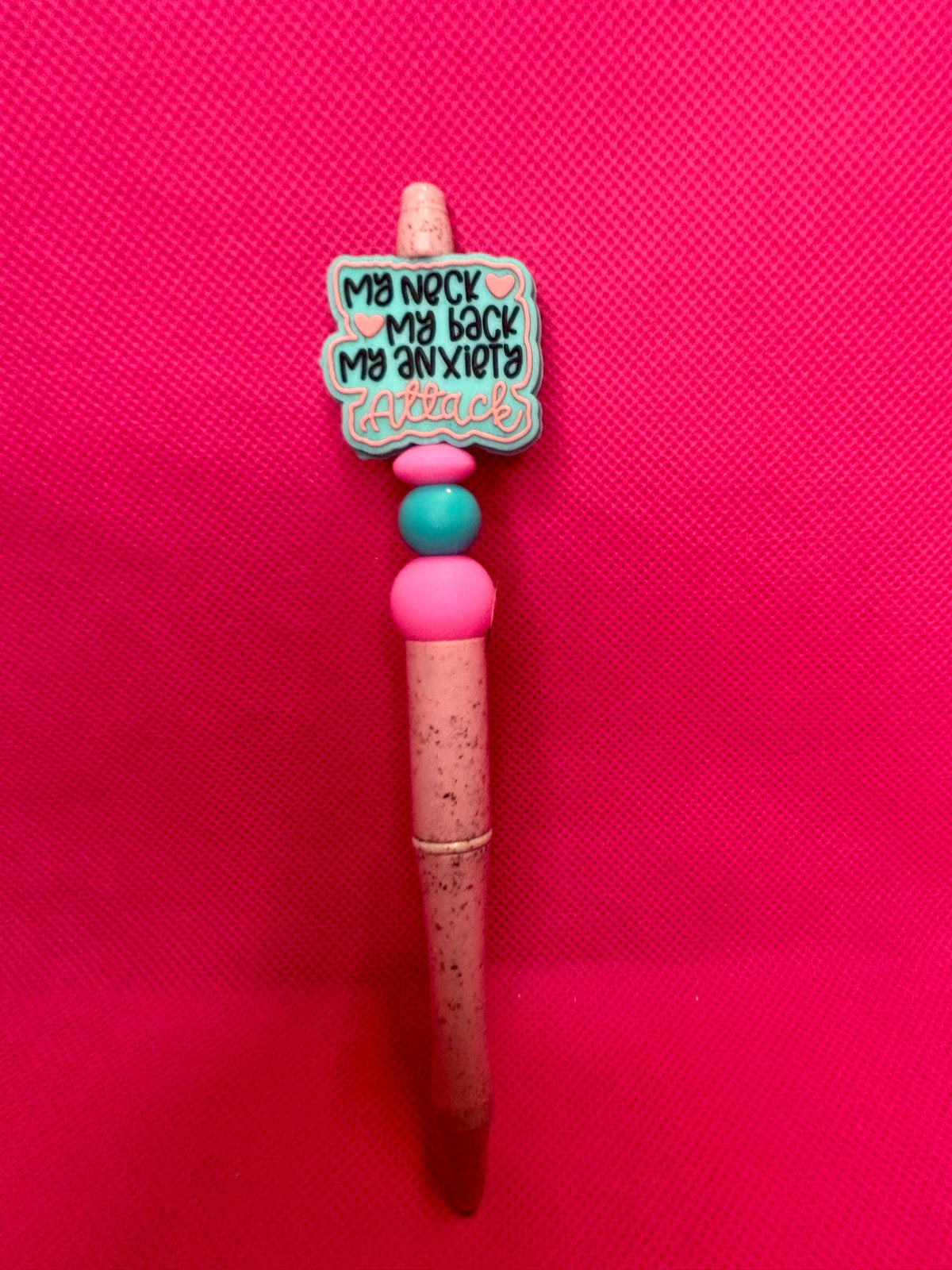Silicone Bead Pens | Cute, Funny & Themed Focal Designs | Handmade Beaded Pen