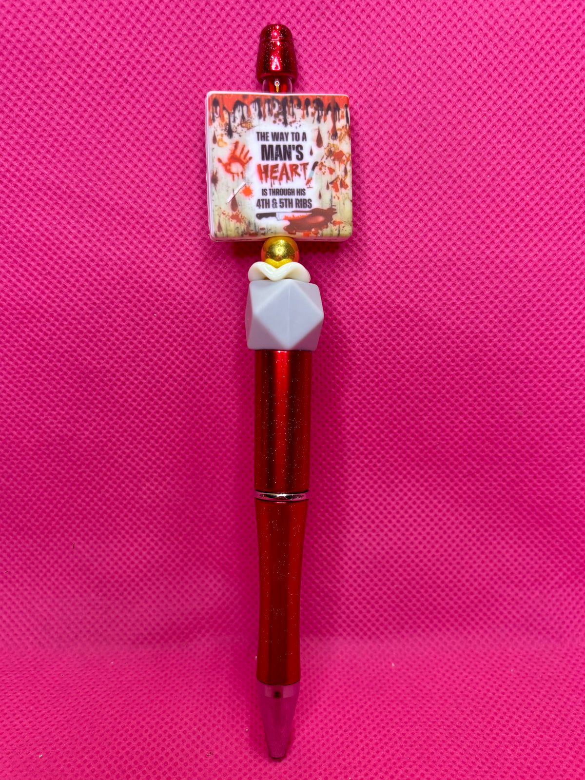 Silicone Bead Pens | Cute, Funny & Themed Focal Designs | Handmade Beaded Pen