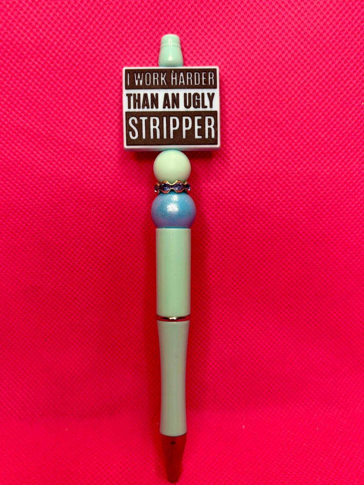 Silicone Bead Pens | Cute, Funny & Themed Focal Designs | Handmade Beaded Pen