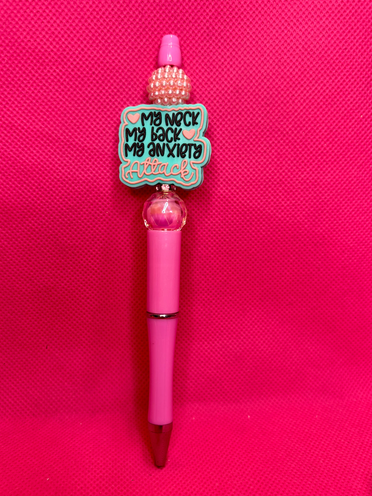 Silicone Bead Pens | Cute, Funny & Themed Focal Designs | Handmade Beaded Pen