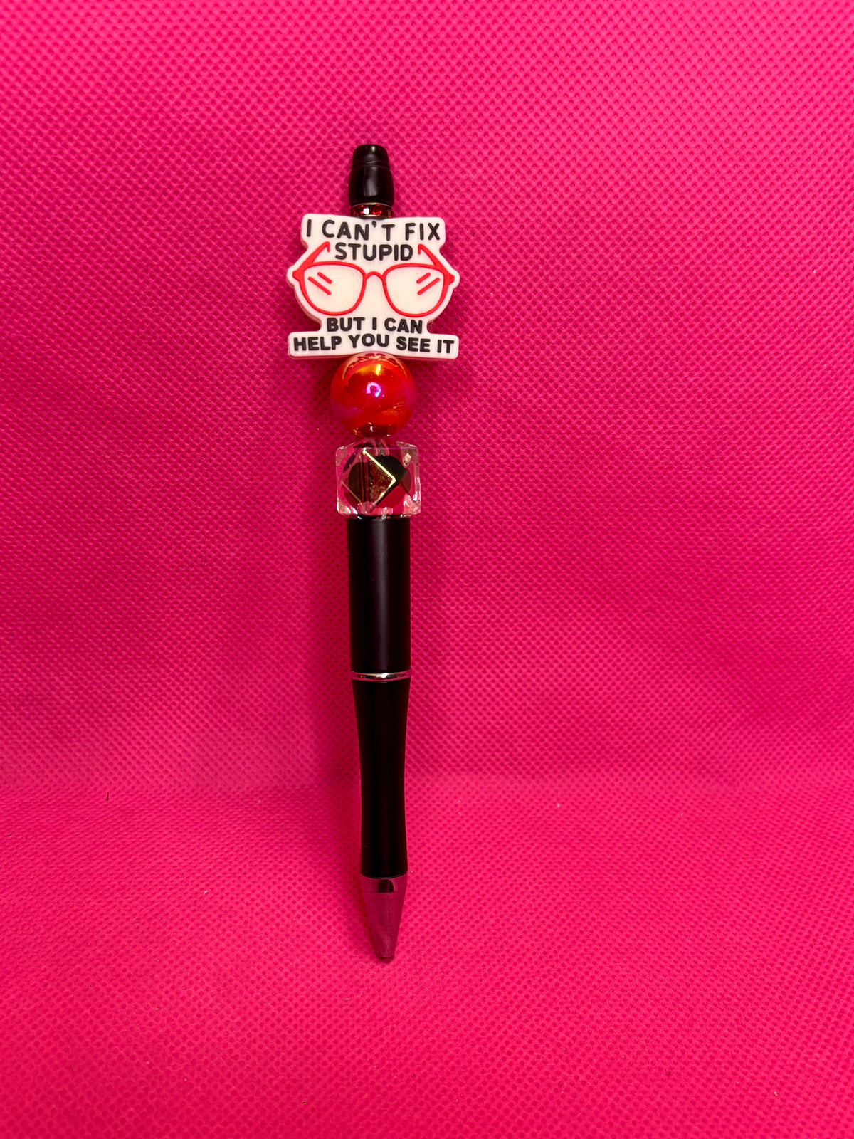 Silicone Bead Pens | Cute, Funny & Themed Focal Designs | Handmade Beaded Pen