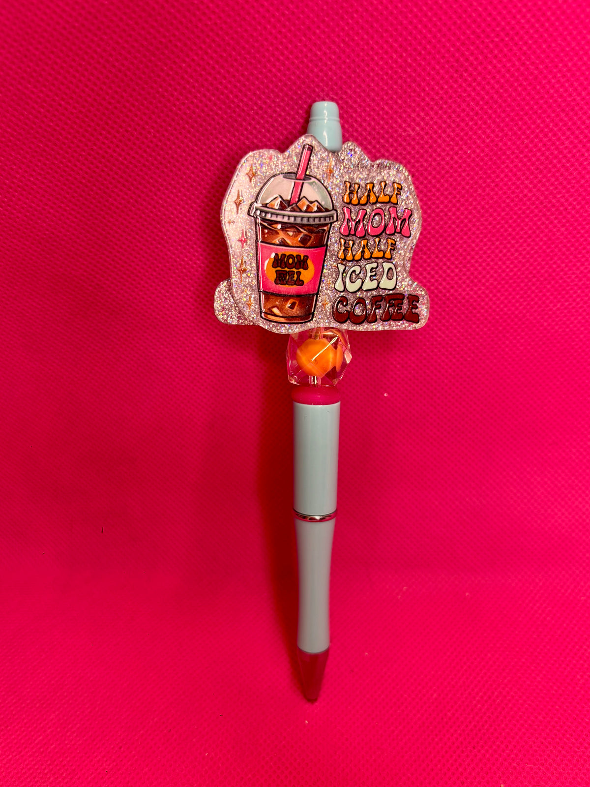 Handmade Cutesy Bead Pens | Two-Sided Acrylic Toppers | Coquette, Soft Aesthetic & Sweet Designs