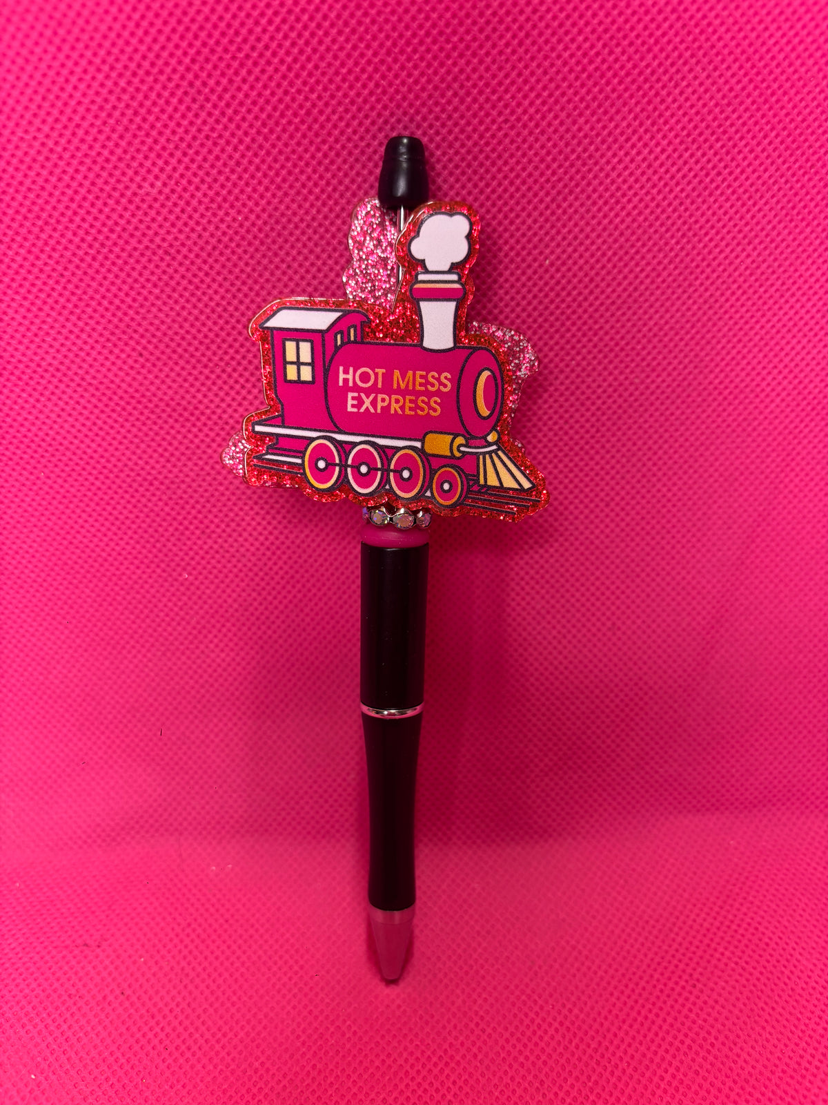 Handmade Sassy Bead Pens | Two-Sided Acrylic Toppers | Adult Humor, Mom Life & "Leave Me Alone" Designs