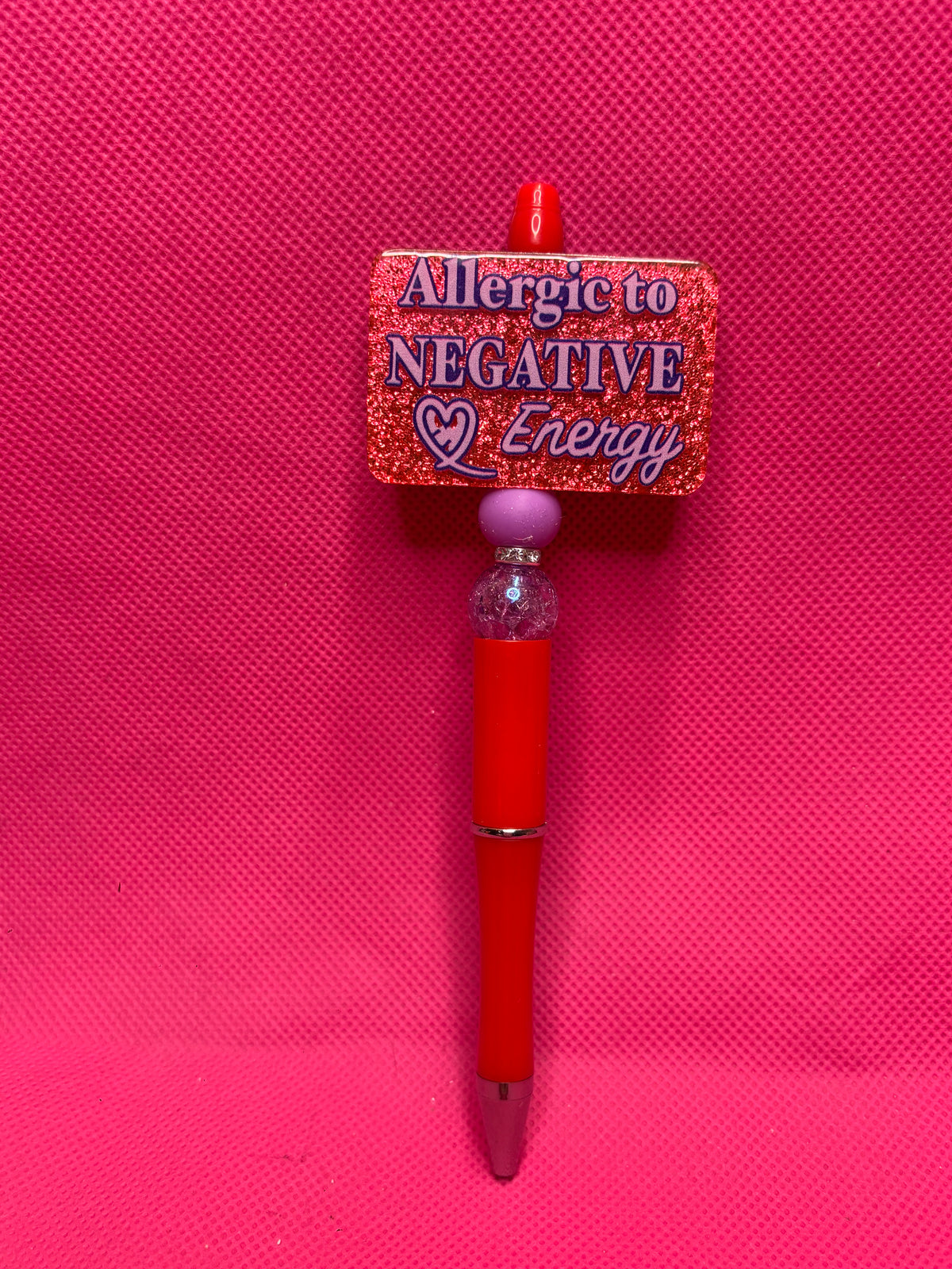 Handmade Sassy Bead Pens | Two-Sided Acrylic Toppers | Adult Humor, Mom Life & "Leave Me Alone" Designs
