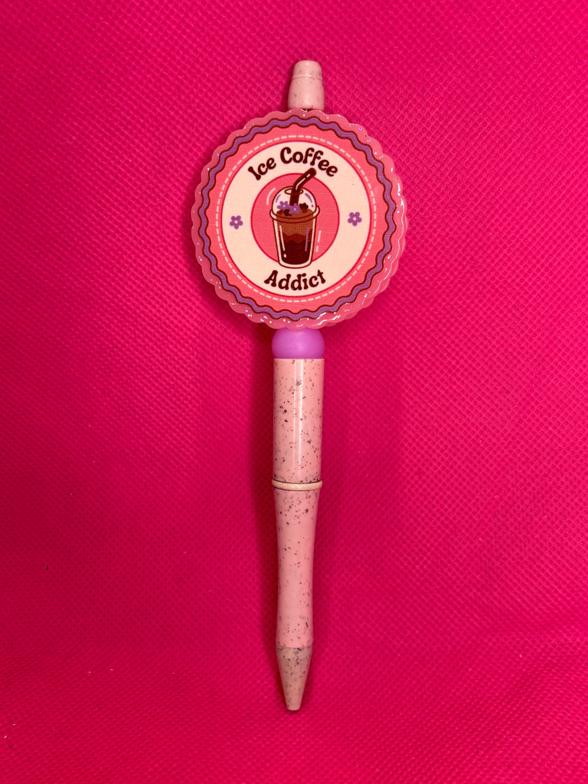 Handmade Cutesy Bead Pens | Two-Sided Acrylic Toppers | Coquette, Soft Aesthetic & Sweet Designs