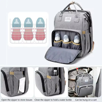 Fold Out Baby Bed/Diaper Bag