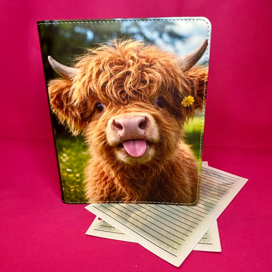 Silly Cow Binder Bundle - A5 Binder, Matching Paper & Beaded Pen