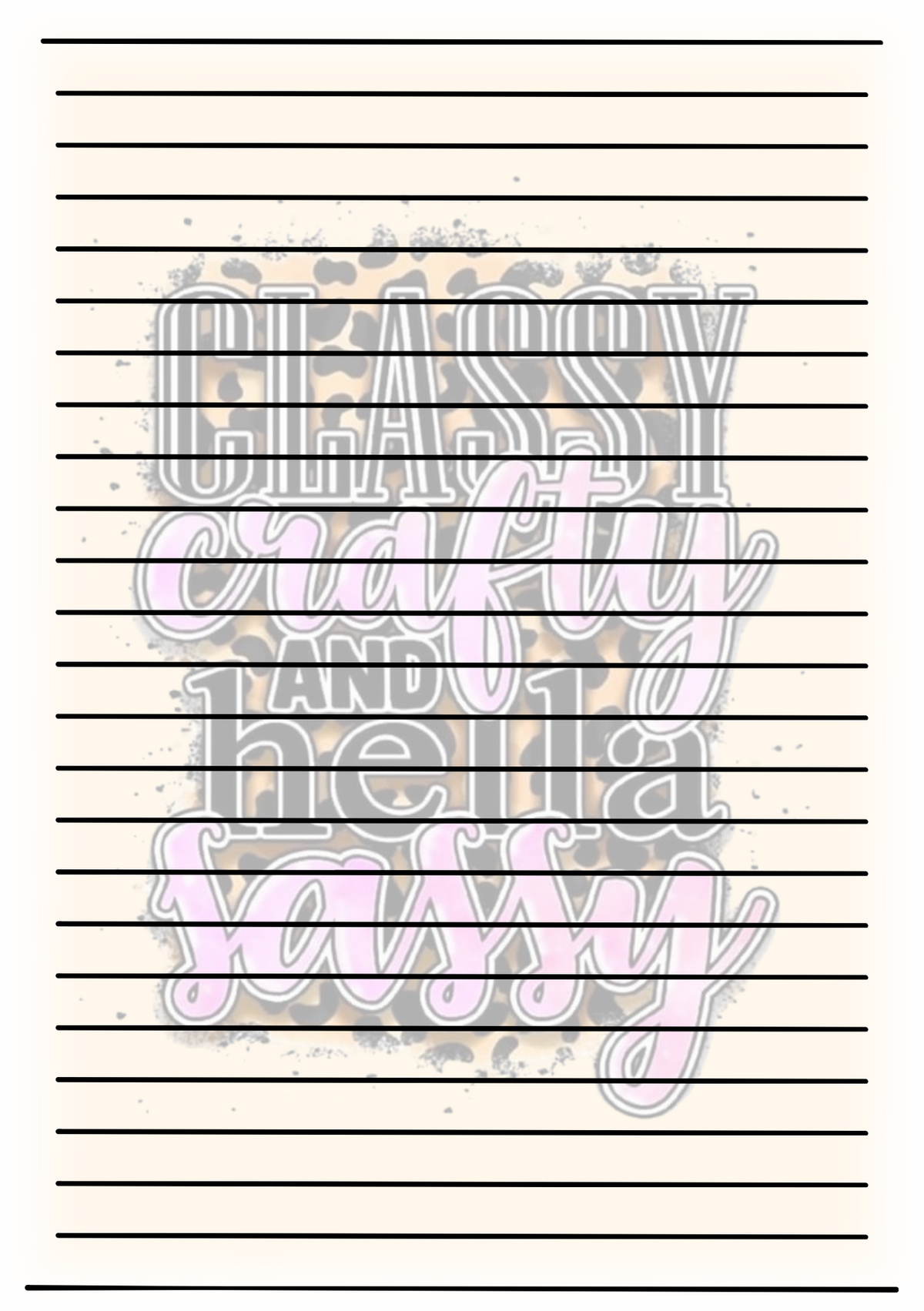 Matching Paper Refill Pack — 100 Sheets A5 Lined | Fits TCC Binder Bundles